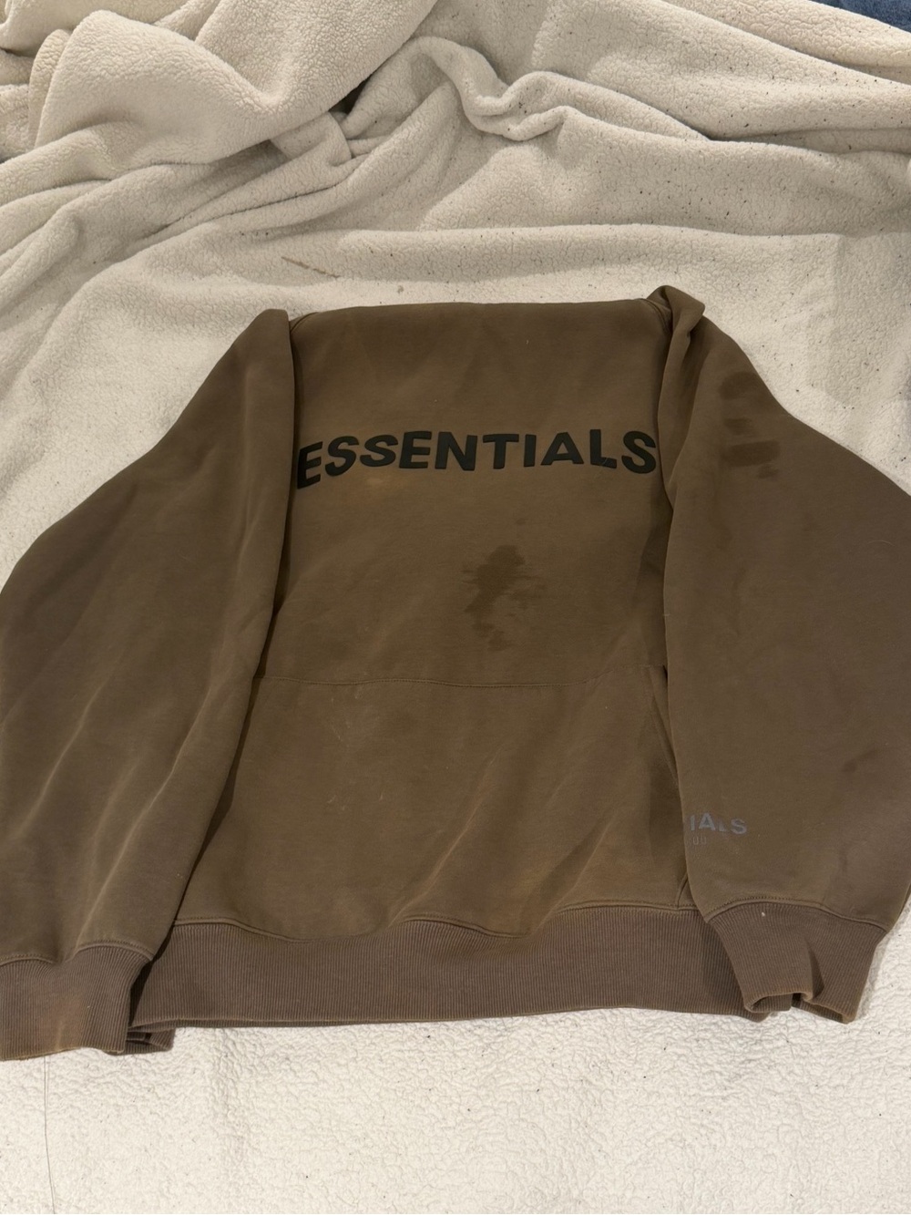 Fear of God ESSENTIALS Brown Crewneck Sweatshirt